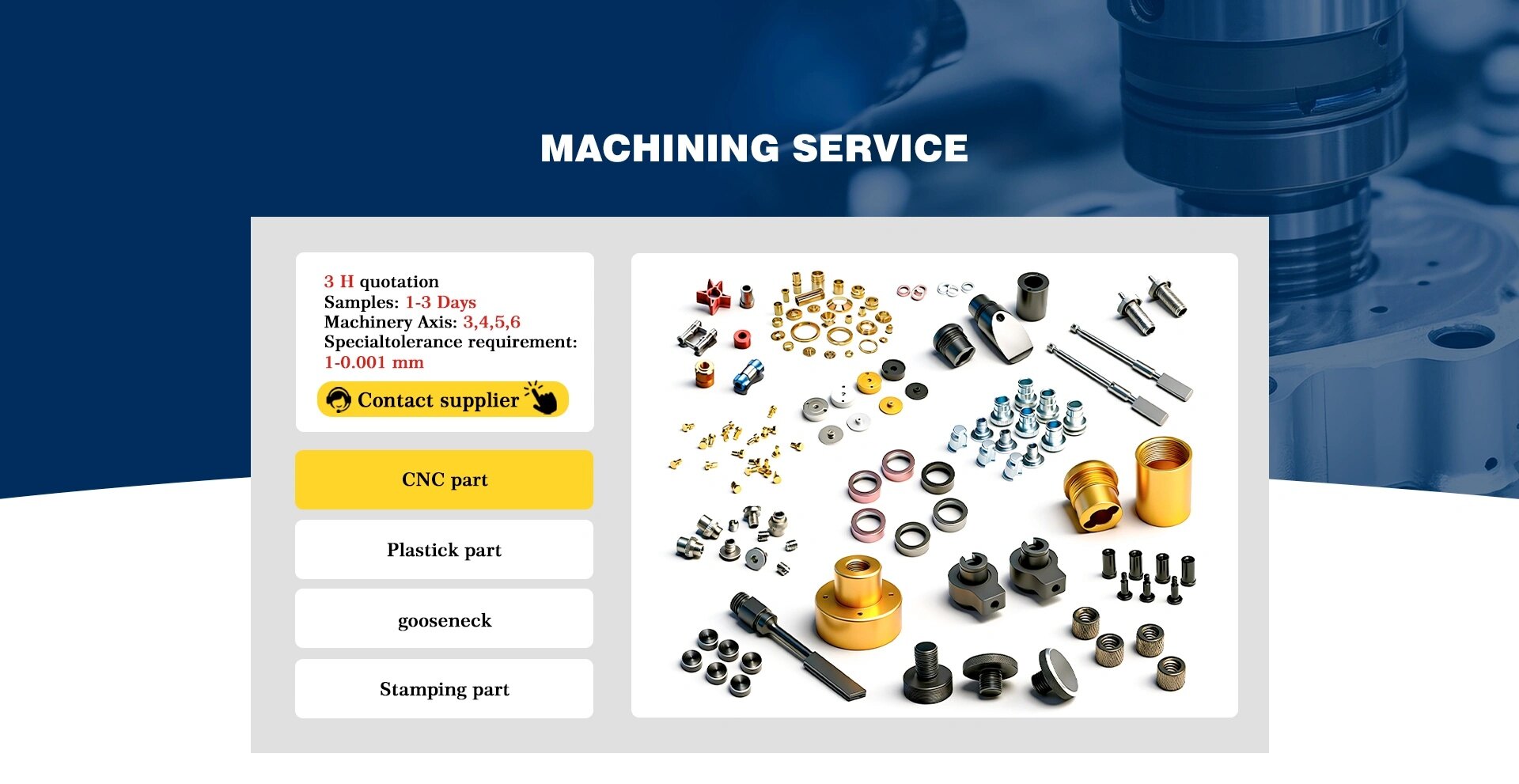 CNC part