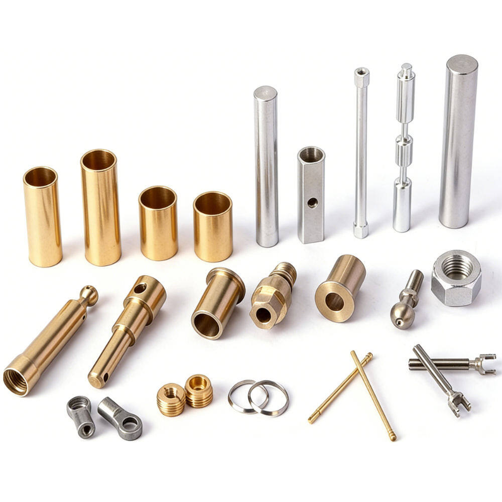 Custom CNC Turning Parts Rapid Prototyping Turning Milling CNC Machining Services for Brass Copper Stainless Steel Aluminum