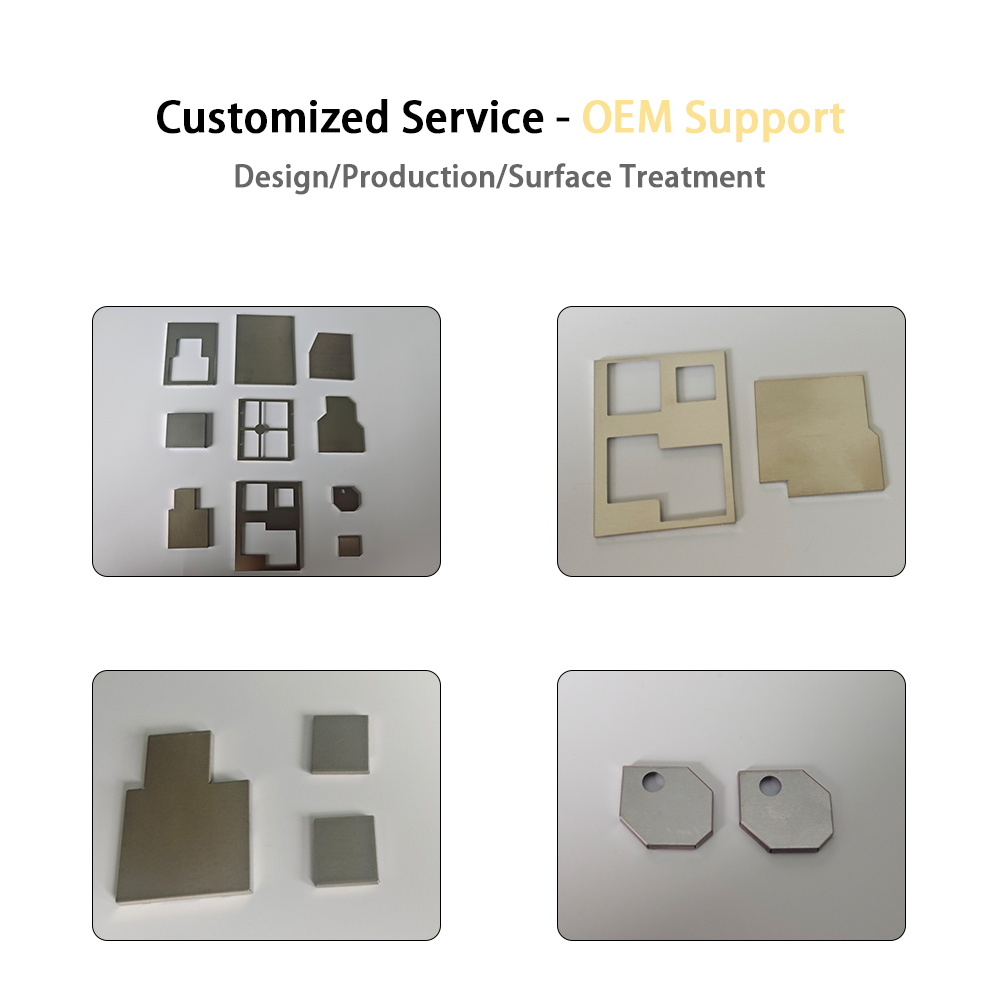 Custom Metal Stamping RF EMI Shield Copper Silver Aluminum Tinplate RFI Shielding Cover Enclosure Can Box Case for SMT PCB Board - 图片 2