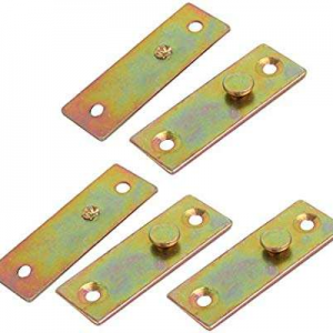 HT-31 Metal T-Mending Flat Stamping Plate Part Single Shelf Furniture Triangle Bracket Steel Brackets 2mm Thickness Painted