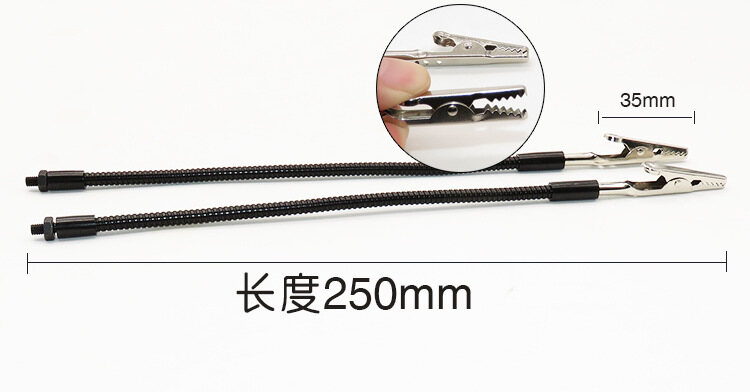 Universal Metal Hose Clamp — Magnifying Lamp & Workbench Fixing Fixture for Circuit Board Repair, Welding & Soldering - 图片 3