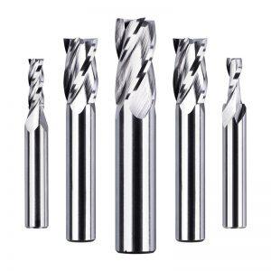 OEM & Custom Solid Carbide End Mill 4 Flutes HRC65 TiSiN Coating Wholesale CNC Milling Tool for Mold Steel
