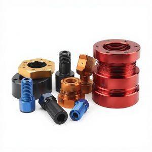 Custom Color Anodizing Aluminum Cnc Machining Services Lock Key Chain Cnc Milling Parts