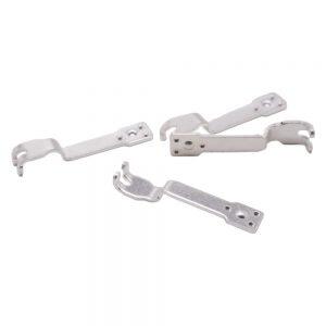 Aluminum OEM Sheet Metal Stamping Parts, Zinc Nickel Dacromet Plating for Porous Contact Piece & Industrial Components