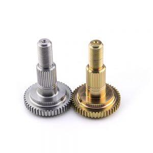 CNC Machine Factory OEM Custom Turning Spline Shaft Milling Steel Flange Spline Hub for Shaft Transmission